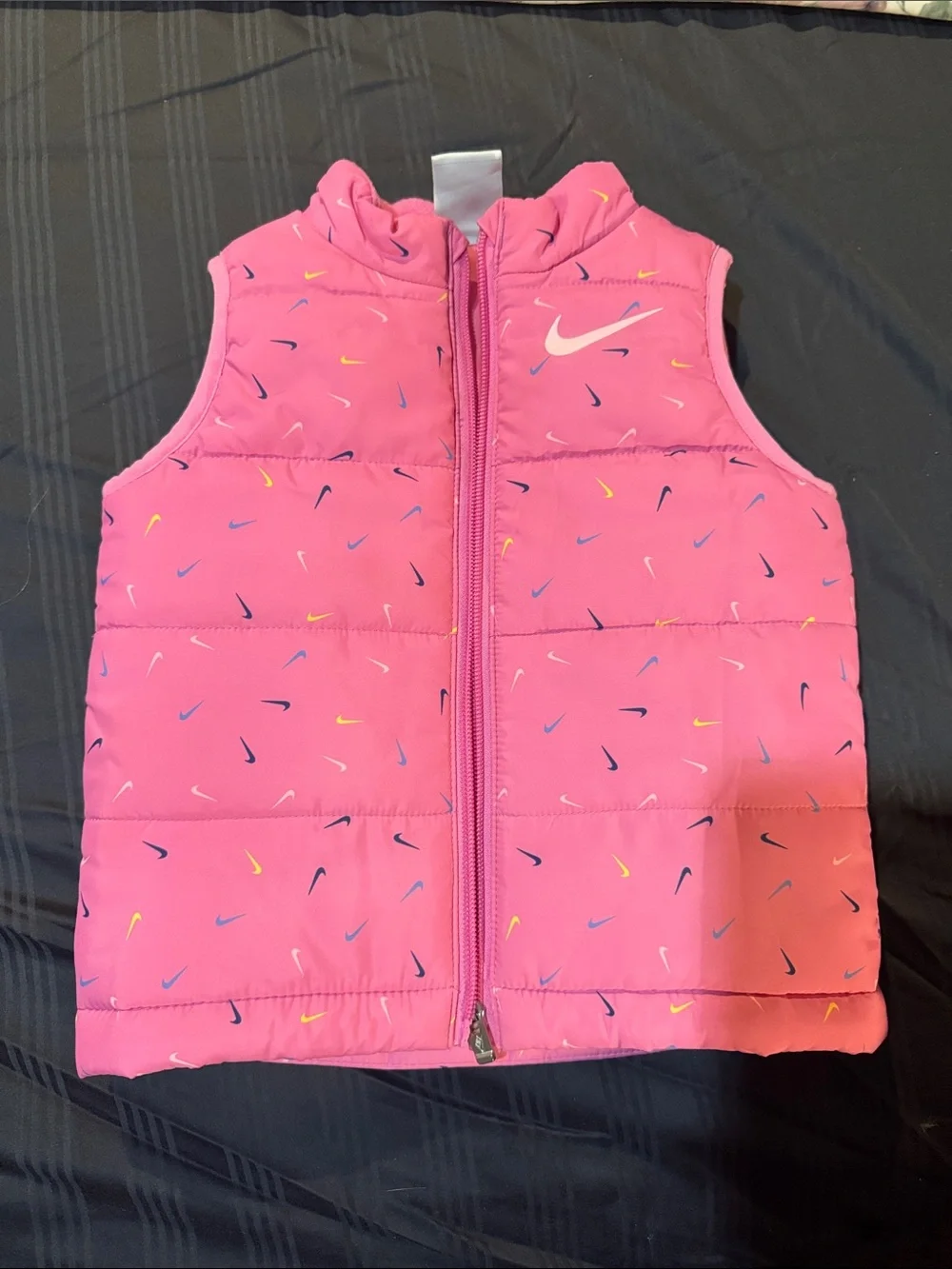 Kids Pink Puffer Vest